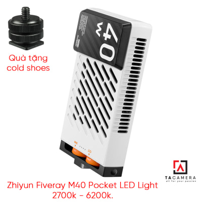 Đèn LED Siêu Sáng - Zhiyun Fiveray M40 Pocket LED Light - 40w - Bảo hành 12 tháng